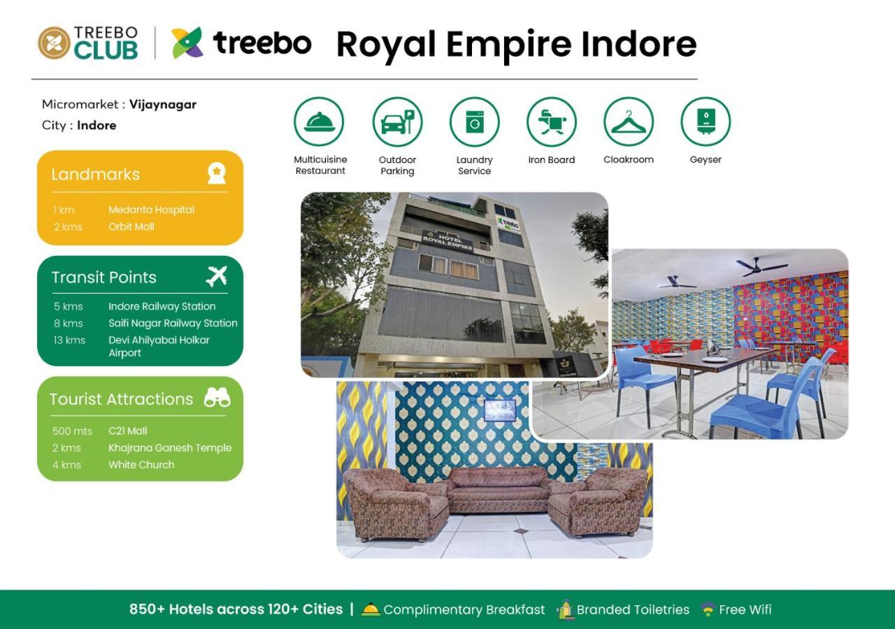 Treebo Royal Empire Indore Zewnętrze zdjęcie